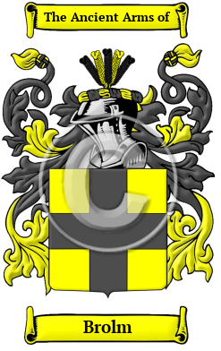 Brolm Family Crest/Coat of Arms