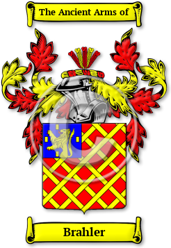 Brahler Family Crest Download (jpg) Legacy Series - 150 DPI