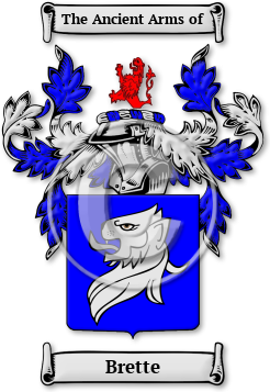 Brette Family Crest Download (JPG) Legacy Series - 600 DPI