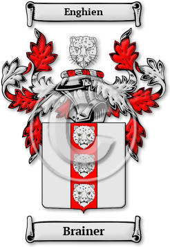 Brainer Family Crest Download (jpg) Legacy Series - 150 DPI