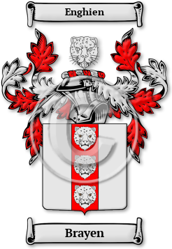 Brayen Family Crest Download (jpg) Legacy Series - 150 DPI