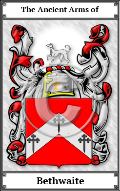 Bethwaite Family Crest Download (JPG)  Book Plated - 150 DPI