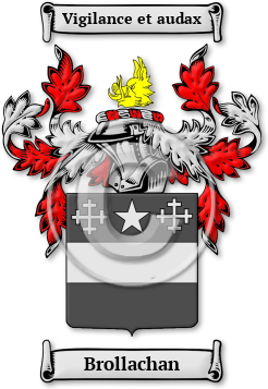 Brollachan Family Crest Download (jpg) Legacy Series - 150 DPI