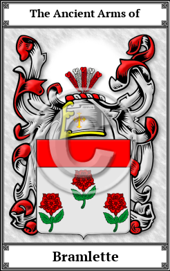 Bramlette Family Crest Download (JPG)  Book Plated - 150 DPI