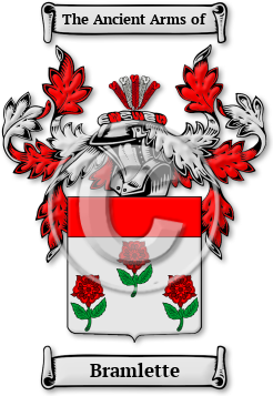 Bramlette Family Crest Download (jpg) Legacy Series - 150 DPI