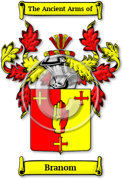 Branom Family Crest Download (JPG) Legacy Series - 600 DPI