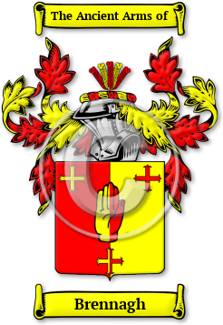 Brennagh Family Crest Download (JPG) Legacy Series - 600 DPI