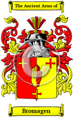 Bromagen Family Crest Download (JPG) Heritage Series - 600 DPI