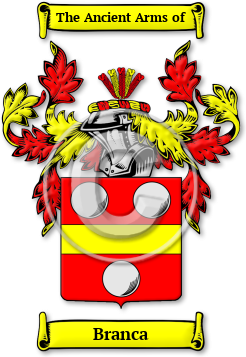 Branca Family Crest Download (JPG) Legacy Series - 600 DPI