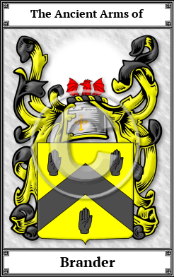 Brander Family Crest Download (JPG)  Book Plated - 150 DPI