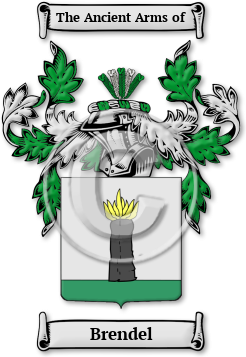 Brendel Family Crest Download (jpg) Legacy Series - 150 DPI