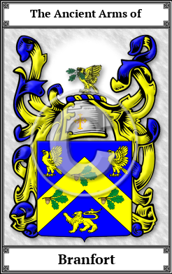 Branfort Family Crest Download (JPG) Book Plated - 600 DPI