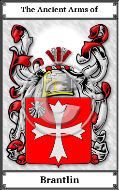Brantlin Family Crest Download (JPG) Book Plated - 600 DPI
