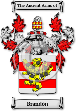 Brandón Family Crest Download (jpg) Legacy Series - 150 DPI