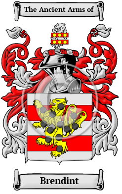 Brendint Family Crest/Coat of Arms