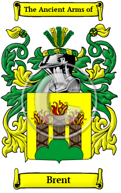 Brent Family Crest Download (JPG) Heritage Series - 600 DPI
