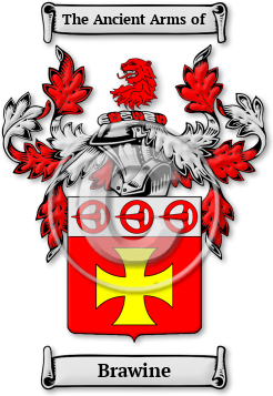 Brawine Family Crest Download (jpg) Legacy Series - 150 DPI