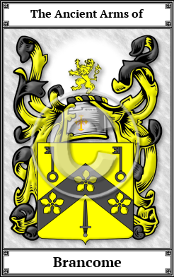 Brancome Family Crest Download (JPG)  Book Plated - 150 DPI