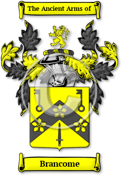 Brancome Family Crest Download (jpg) Legacy Series - 150 DPI