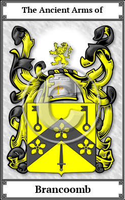 Brancoomb Family Crest Download (JPG) Book Plated - 600 DPI
