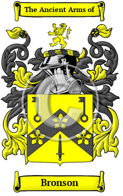 Bronson Family Crest/Coat of Arms