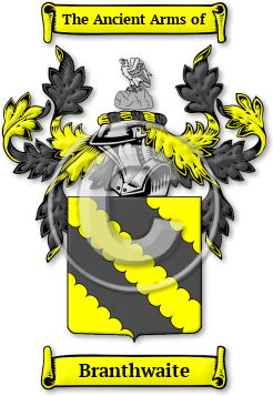 Branthwaite Family Crest Download (jpg) Legacy Series - 150 DPI