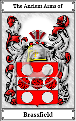 Brassfield Family Crest Download (JPG) Book Plated - 600 DPI