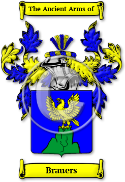 Brauers Family Crest Download (jpg) Legacy Series - 150 DPI