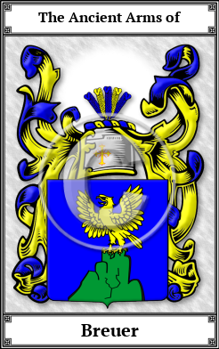 Breuer Family Crest Download (JPG)  Book Plated - 150 DPI