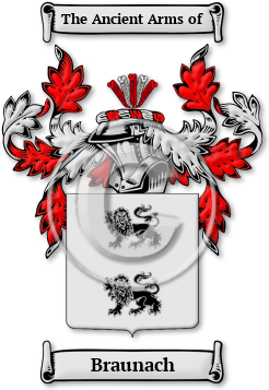 Braunach Family Crest Download (jpg) Legacy Series - 150 DPI