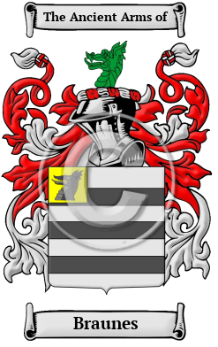 Braunes Family Crest Download (jpg) Heritage Series - 150 DPI