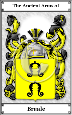 Breale Family Crest Download (JPG)  Book Plated - 150 DPI
