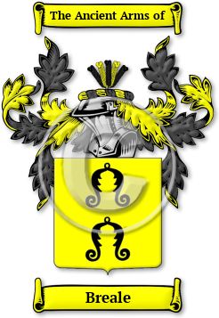 Breale Family Crest Download (jpg) Legacy Series - 150 DPI