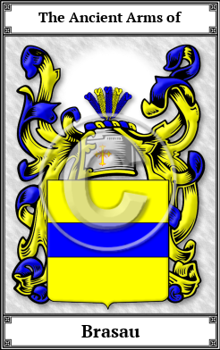 Brasau Family Crest Download (JPG)  Book Plated - 150 DPI