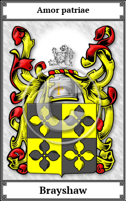 Brayshaw Family Crest Download (JPG)  Book Plated - 150 DPI