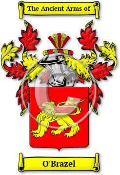 O'Brazel Family Crest Download (jpg) Legacy Series - 150 DPI