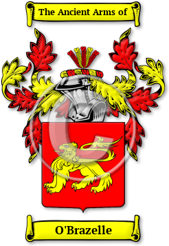 O'Brazelle Family Crest Download (jpg) Legacy Series - 150 DPI