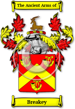 Breakey Family Crest Download (JPG) Legacy Series - 600 DPI