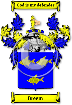 Breem Family Crest Download (JPG) Legacy Series - 300 DPI
