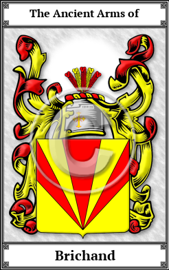 Brichand Family Crest Download (JPG)  Book Plated - 150 DPI