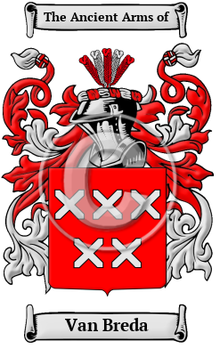 Van Breda Family Crest Download (JPG) Heritage Series - 300 DPI