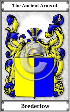 Brederlow Family Crest Download (JPG)  Book Plated - 150 DPI