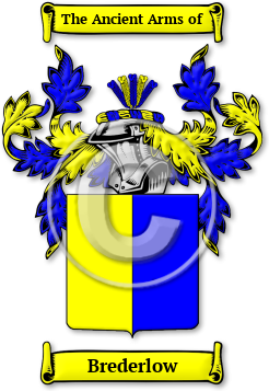 Brederlow Family Crest Download (jpg) Legacy Series - 150 DPI