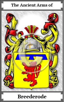 Breederode Family Crest Download (JPG)  Book Plated - 150 DPI