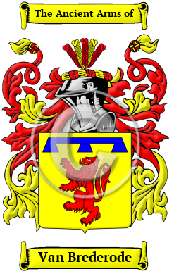 Van Brederode Family Crest/Coat of Arms