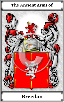 Breedan Family Crest Download (JPG)  Book Plated - 150 DPI