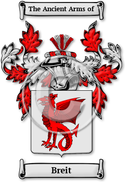 Breit Family Crest Download (jpg) Legacy Series - 150 DPI