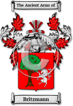 Britzmann Family Crest Download (JPG) Legacy Series - 600 DPI