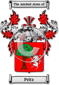 Pritz Family Crest Download (jpg) Legacy Series - 150 DPI