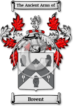Breent Family Crest Download (jpg) Legacy Series - 150 DPI